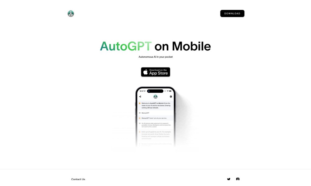 AutoGPT on Mobile - Autonomous AI in your pocket