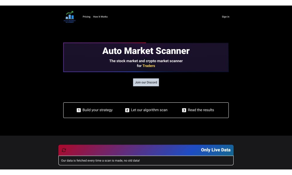 Auto Market Scanner