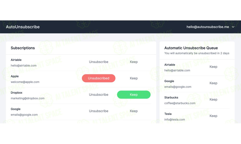AutoUnsubscribe - Image 1