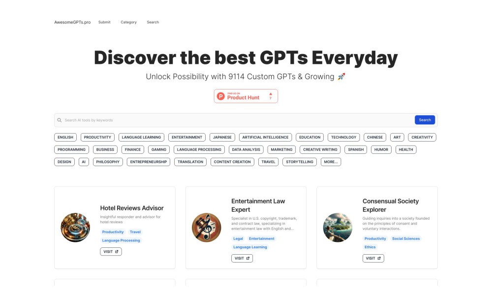 Awesome GPTs