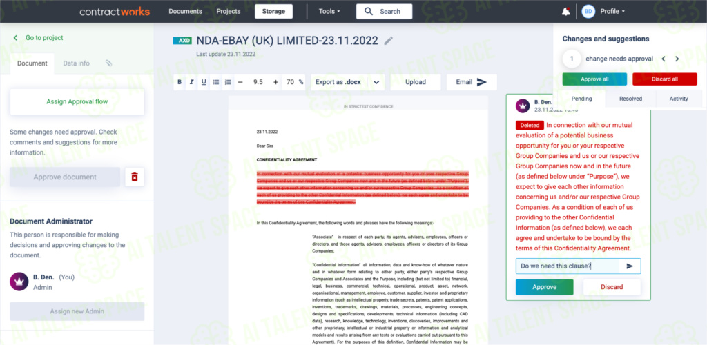 AXDRAFT Contract Management System - Image 4