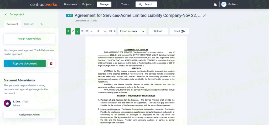 AXDRAFT Contract Management System - Image 5