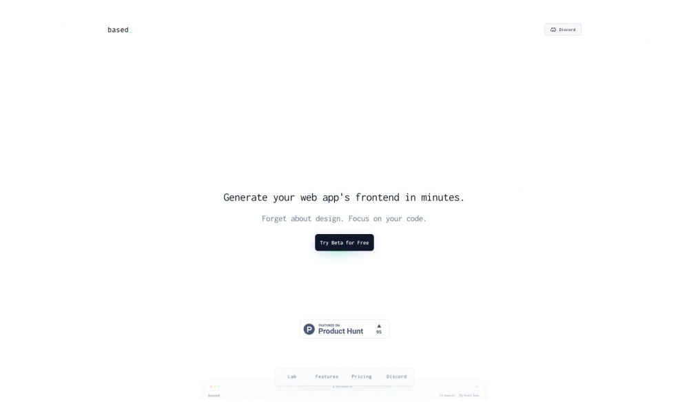 Based - No-design UI builder for devs