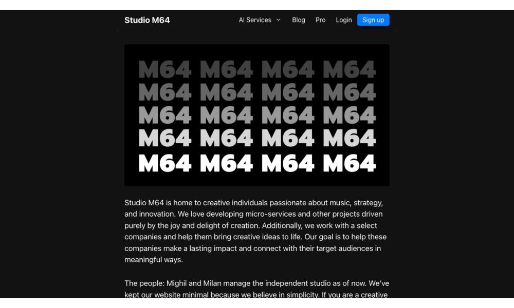 Studio M64