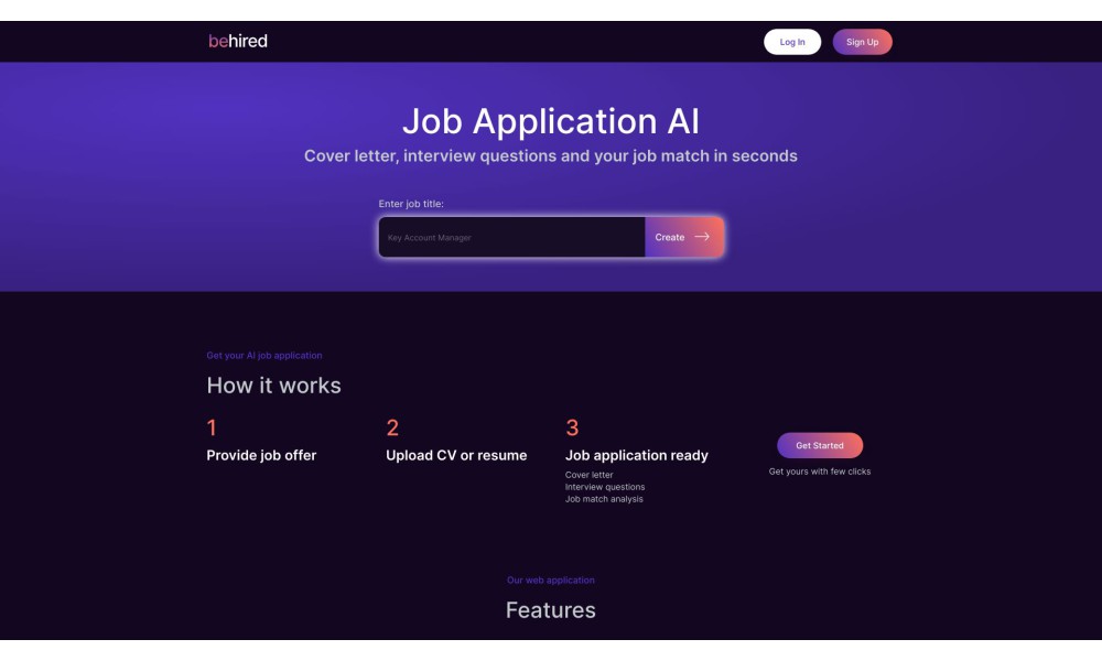 Behired | Job Application AI