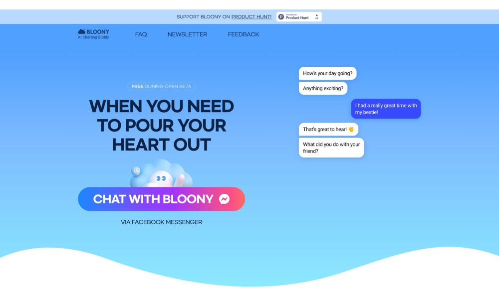 BLOONY - AI Chatting Buddy