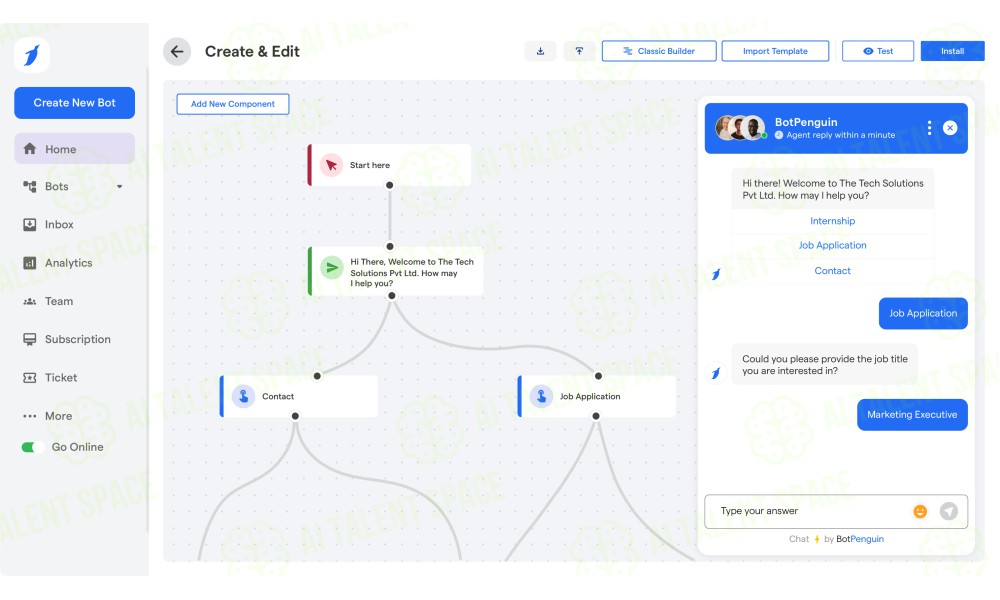 BotPenguin Chatbot - Image 1