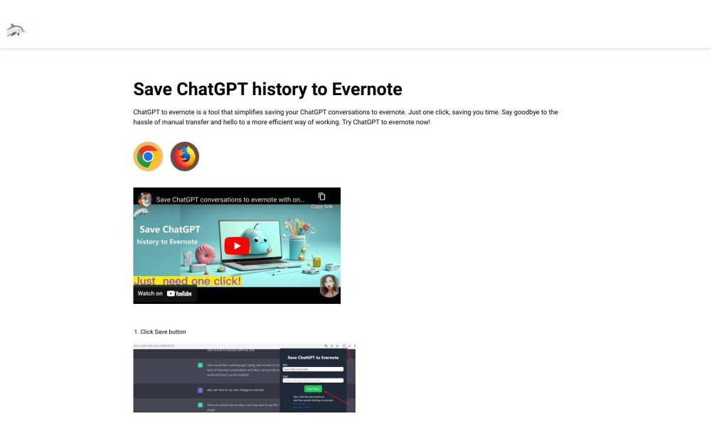 ChatGPT to Evernote