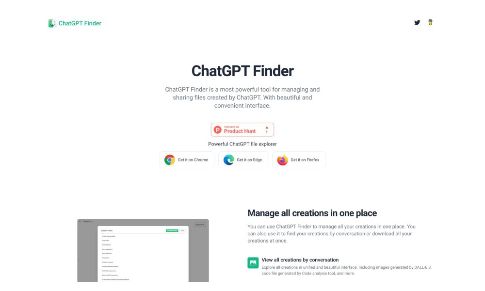 ChatGPT Finder