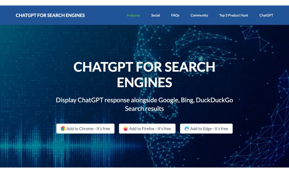 ChatGPT for Search Engines - Chatonai