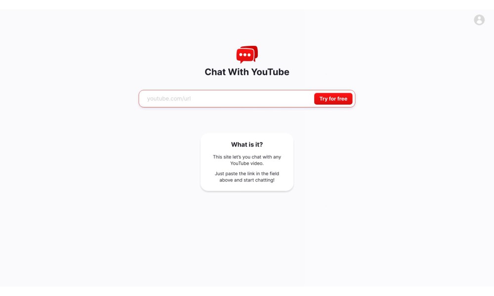 Chat With Youtube