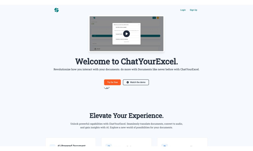ChatYourExcel