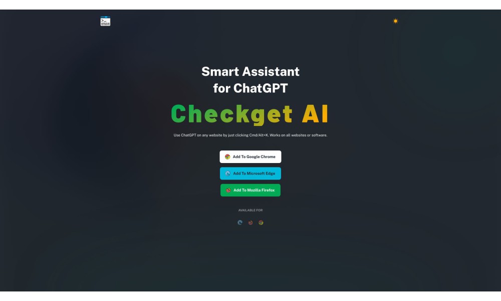 Checkget - Smart Assistant for ChatGPT