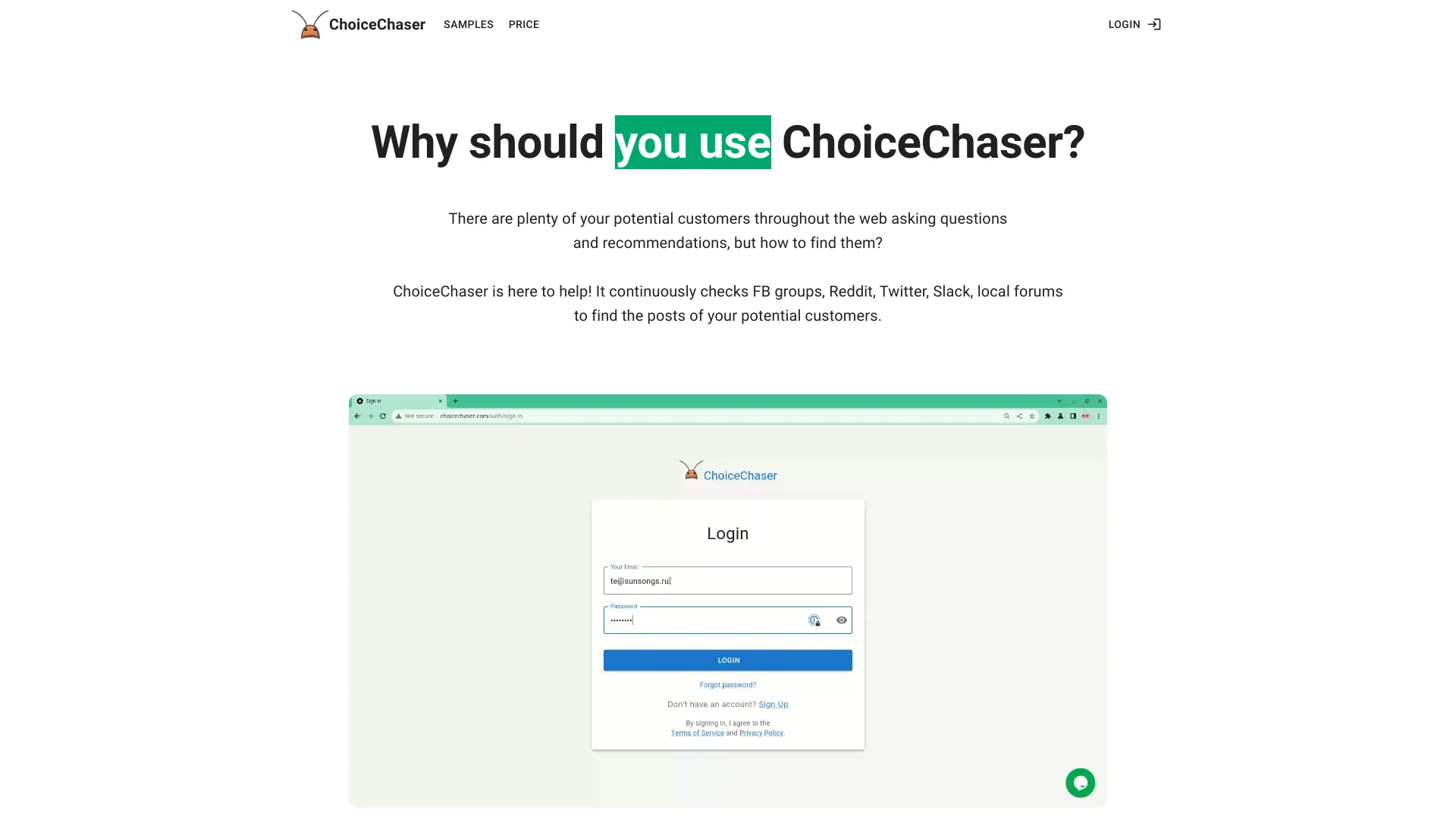 Choice Chaser