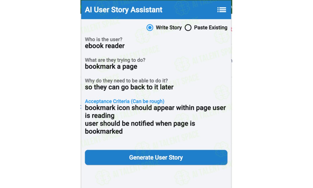 User Story AI - Image 1