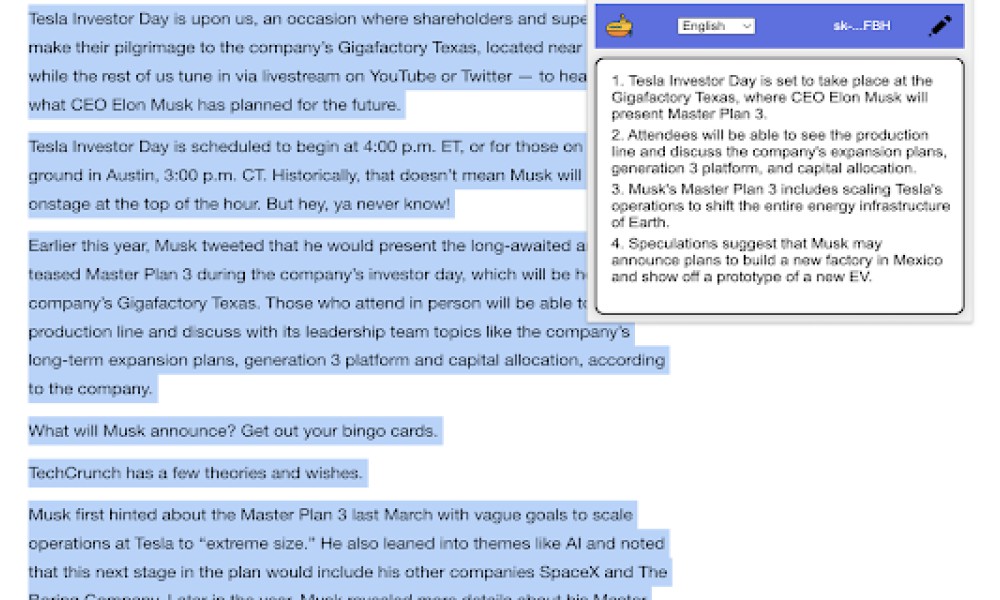 Web Summarizer