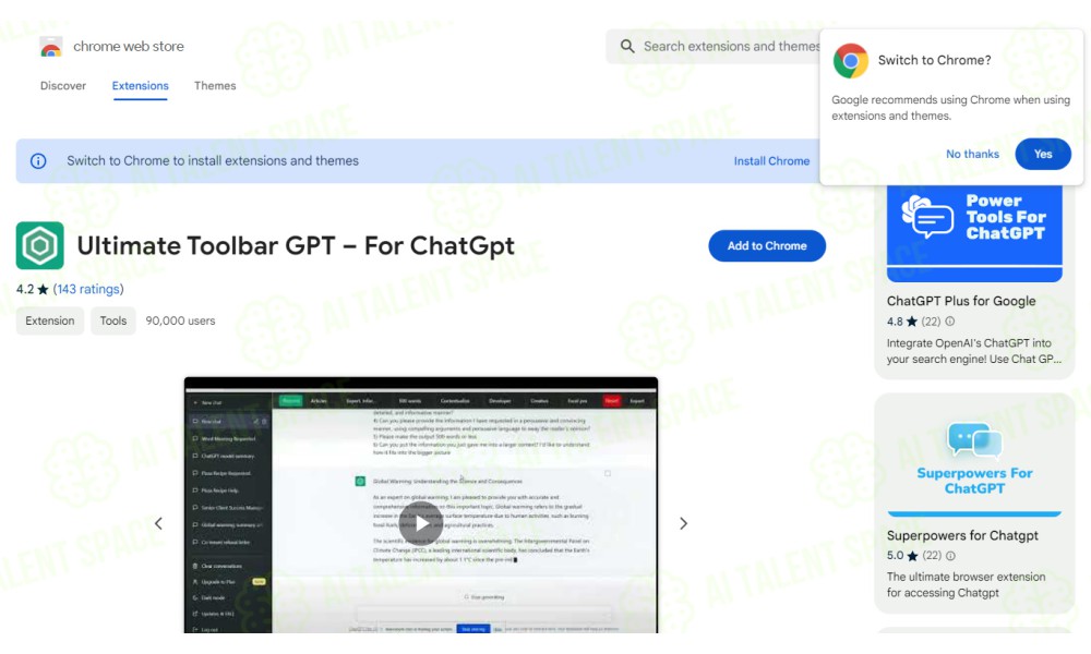ChatGpt Toolbar - Image 4