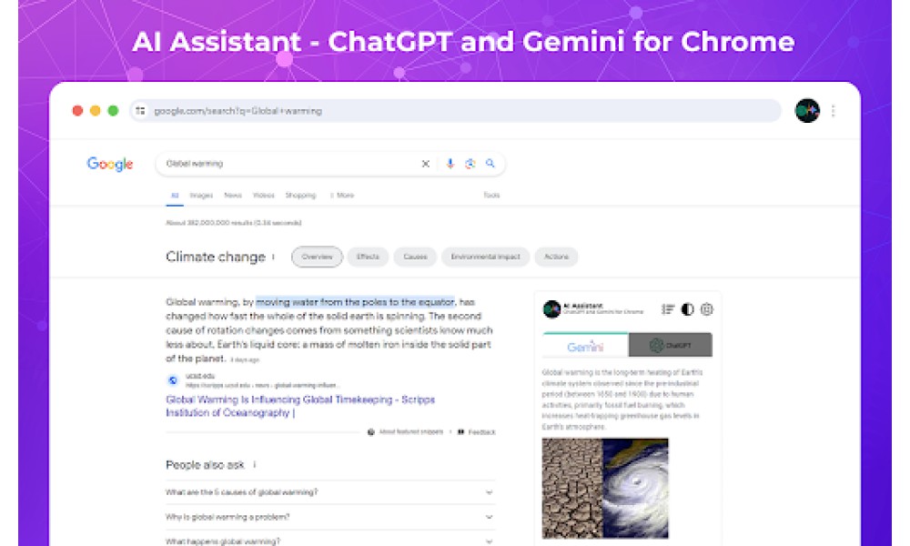 AI Assistant - ChatGPT and Gemini for Chrome