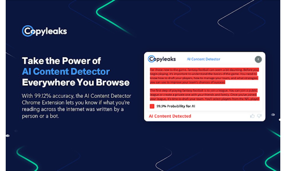 Copyleaks AI Content Detector