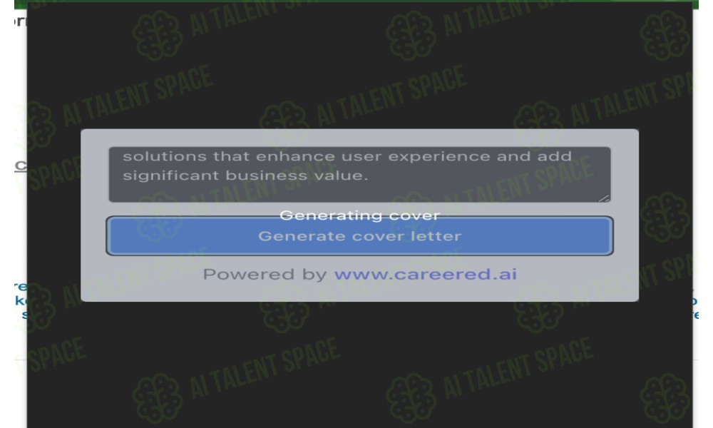 CareerEd Cover Letter Generator - Image 3