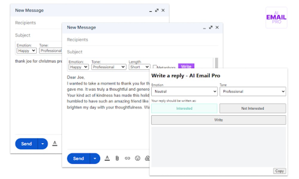 AI Email Pro Chrome Extension