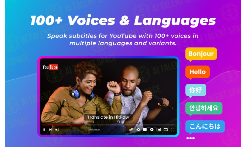 AI Speak Subtitles for YouTube - Image 1