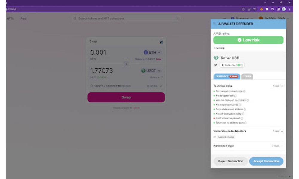 AI Wallet Defender