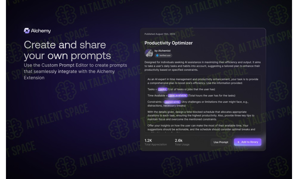 Alchemy for ChatGPT - Image 1