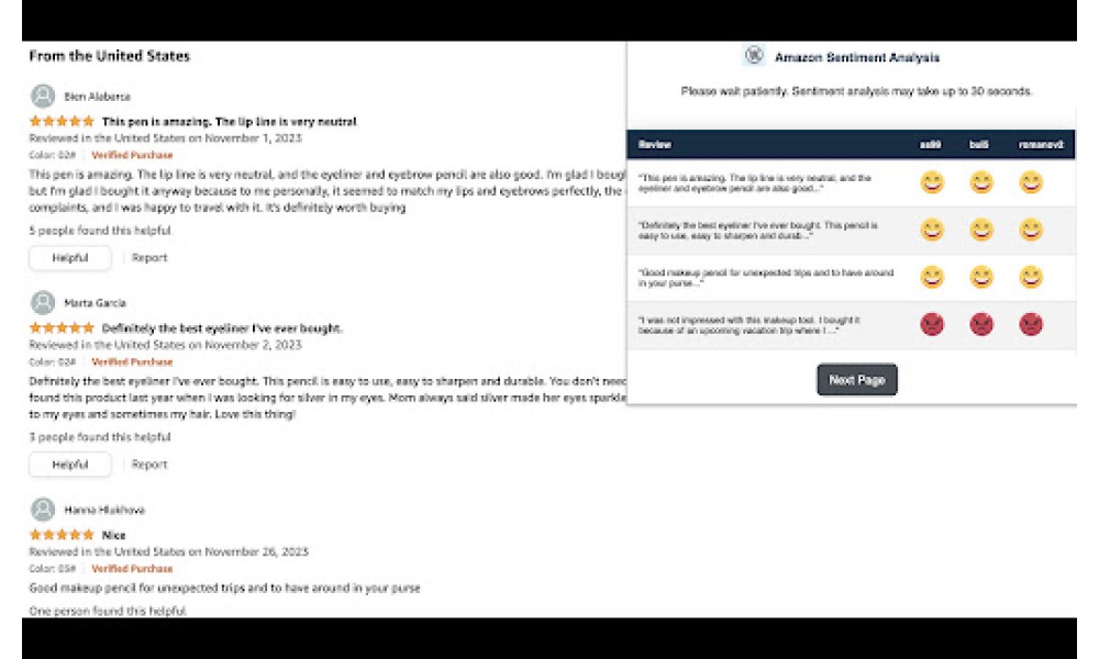 Amazon Sentiment Analyzer