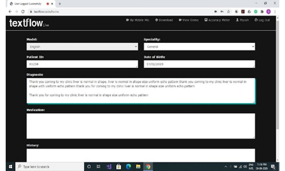 Augnito Plugin