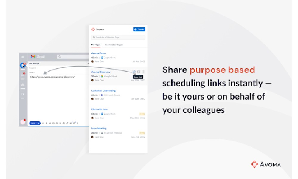 Avoma Scheduler