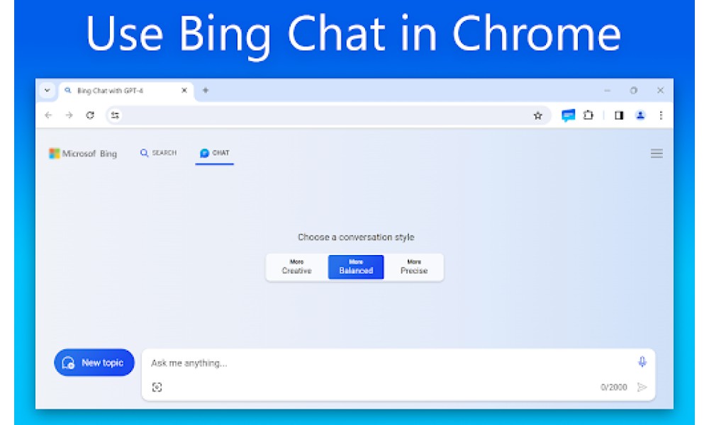 Bing GPT Chrome Extension