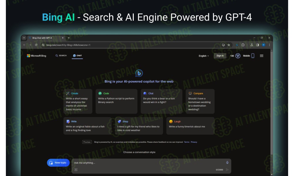 Bing Search Engine Chrome Extension - Image 1