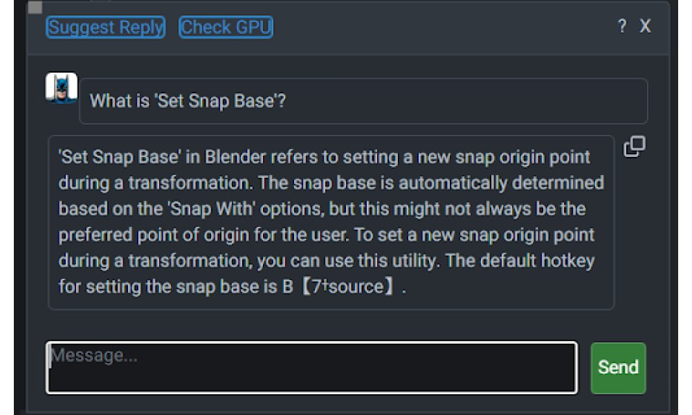 Blender AI Assistant