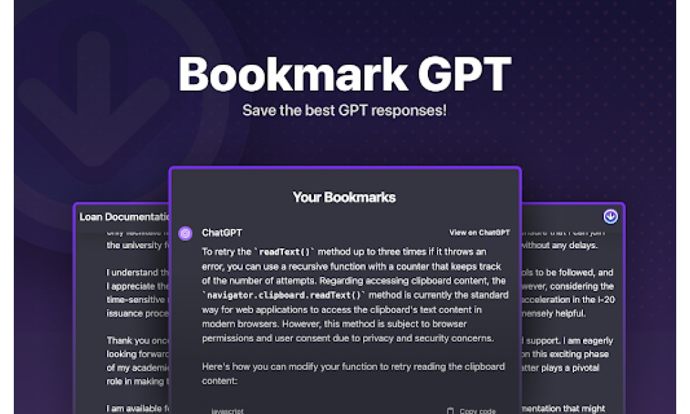 Bookmark GPT