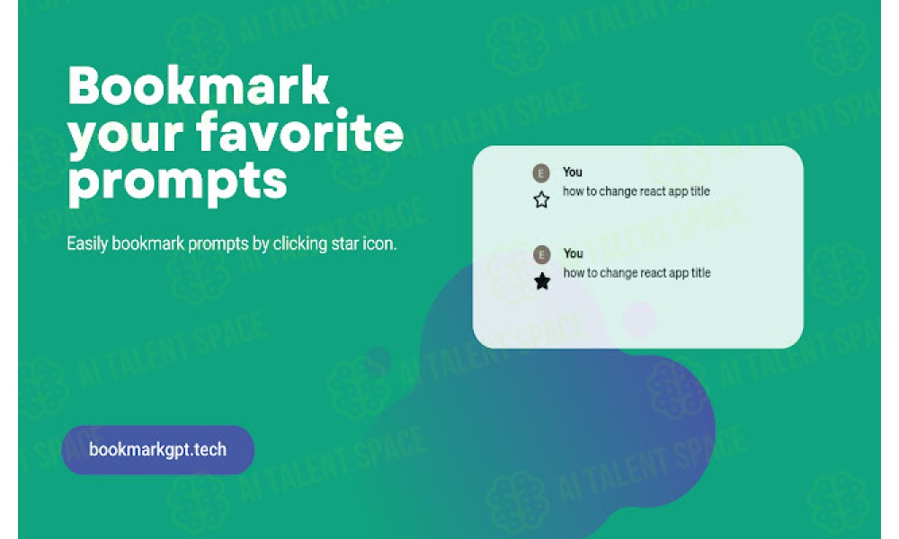 BookmarkGPT - Bookmark Your ChatGPT Prompts - Image 1