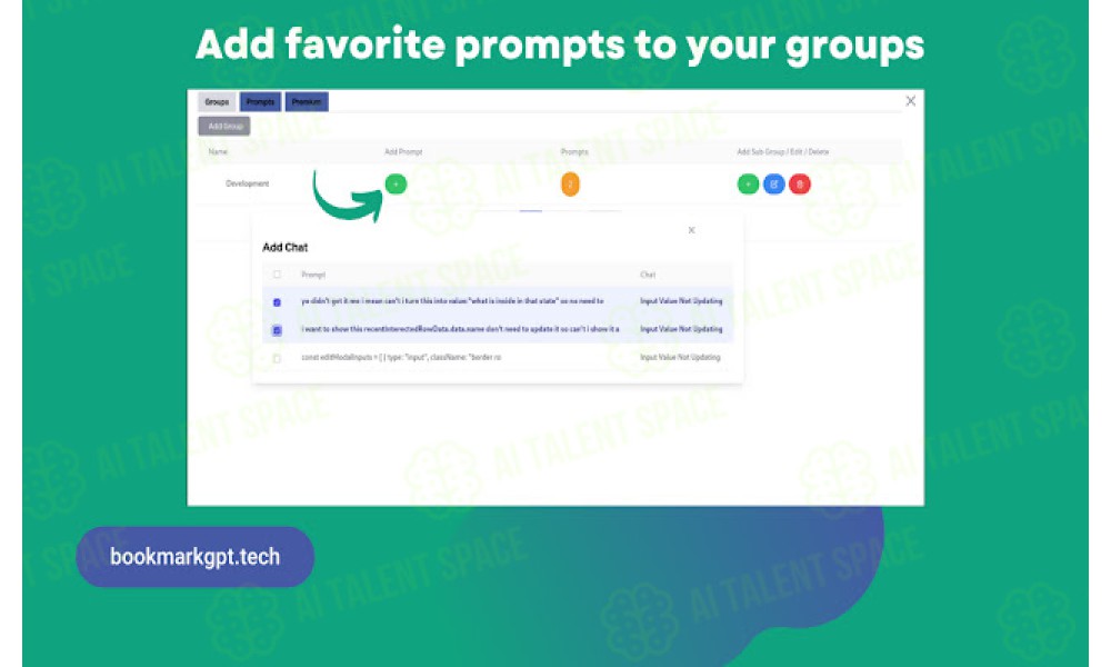BookmarkGPT - Bookmark Your ChatGPT Prompts - Image 2