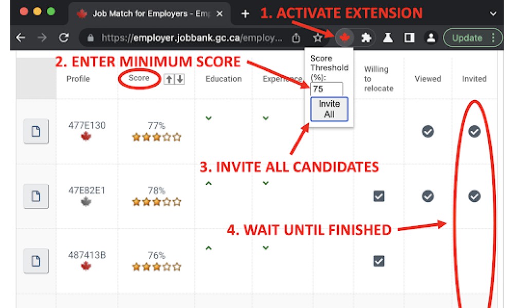 JobBank.gc.ca Extension