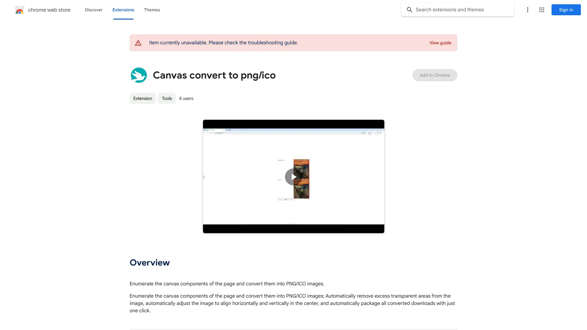 Canvas Image Converter