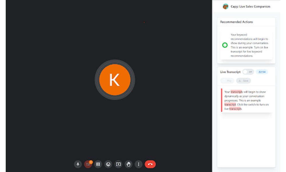 SalesCall AI Assistant