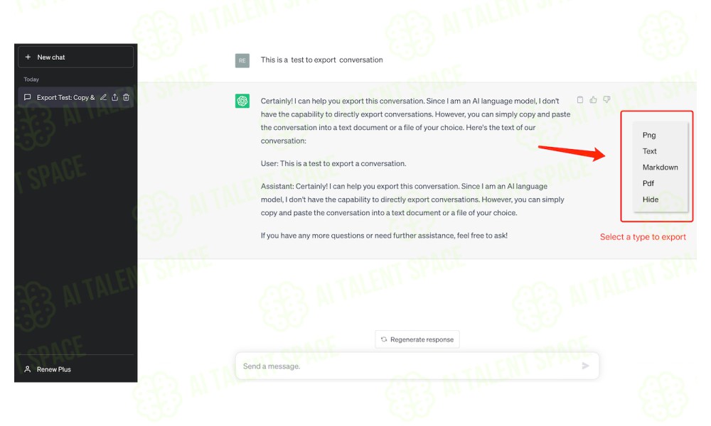 ChatGPT Conversation Export - Image 1
