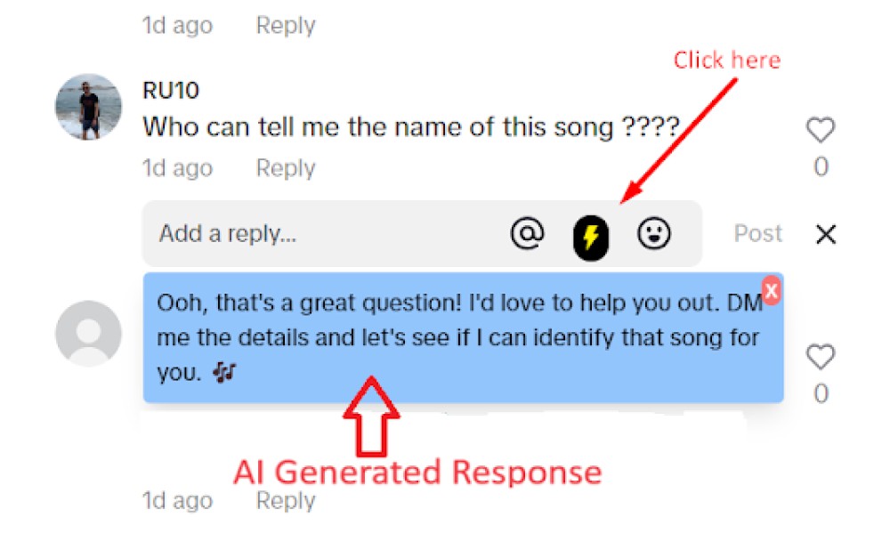 TikTok AI Comments Generator