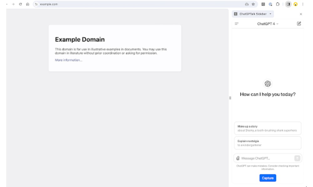 ChatGPTalk Sidebar