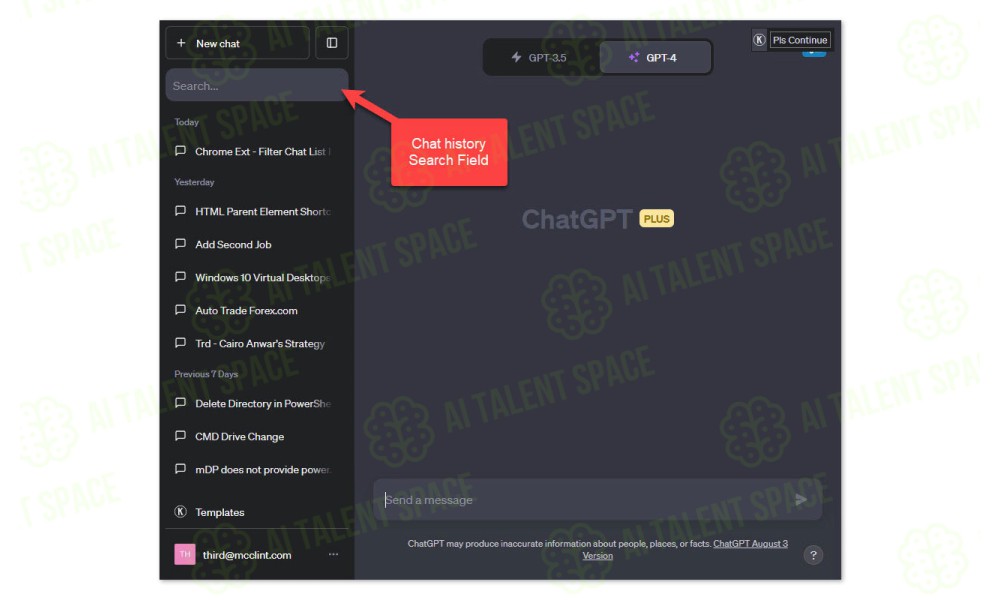 ChatGPT History Search Plugin - Image 2