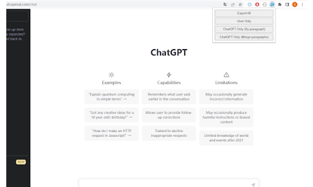 ChatGPT Content Extractor