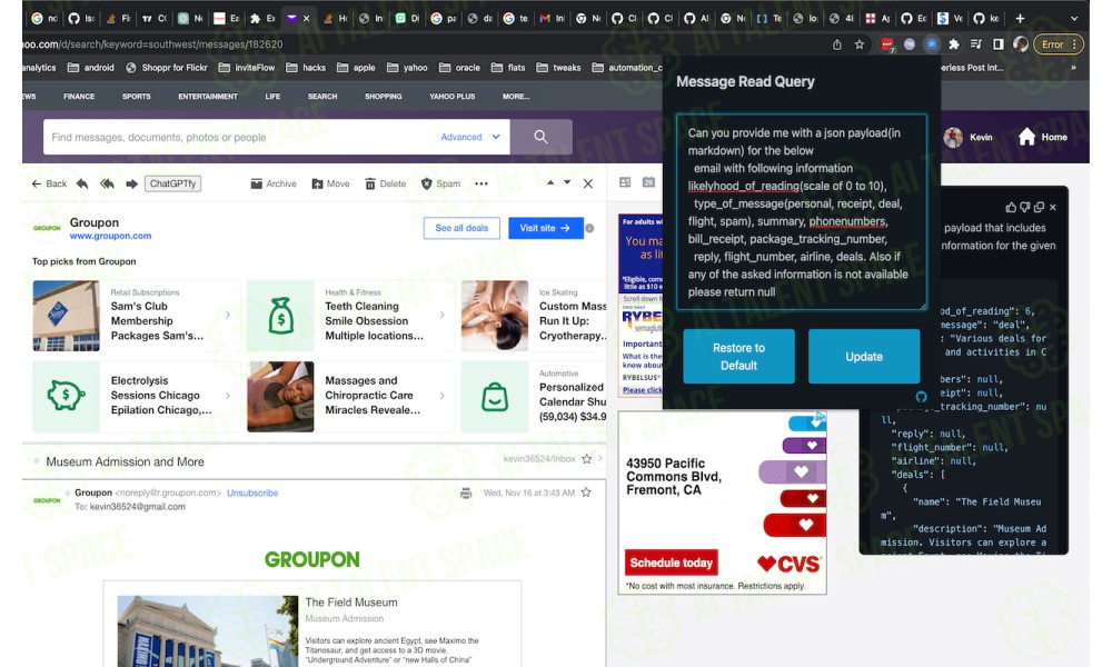 Open Source ChatGPT Yahoo Mail Chrome extension - Image 2