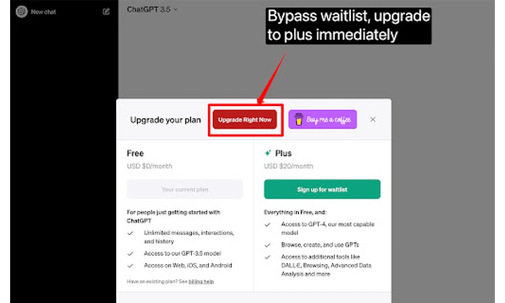 Chatgpt Plus Waitlist Skipper