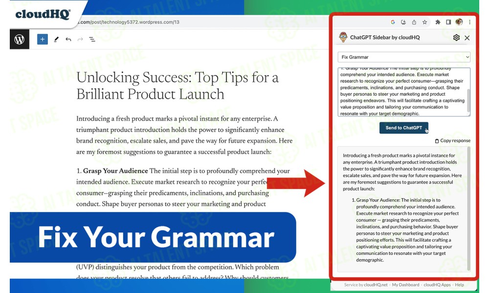 ChatGPT Sidebar by cloudHQ - Image 2