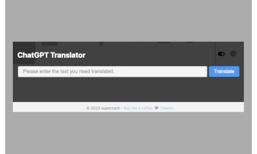 ChatGPT Translator