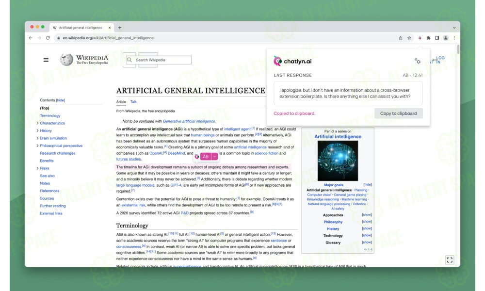 Chatlyn AI Chrome Extension - Image 1